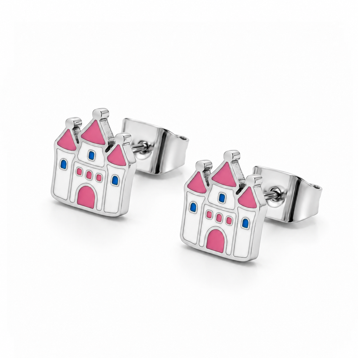 Fairytale Castle Stud Earrings