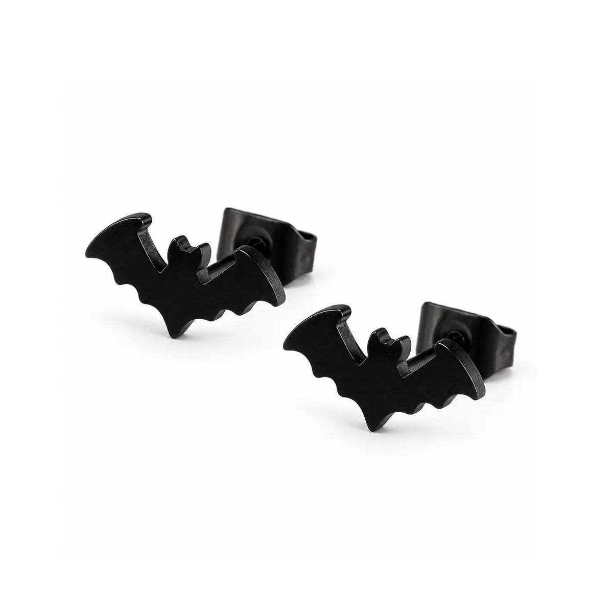 Spooky Bat Stud Earrings