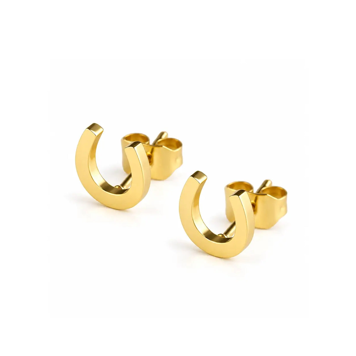 Classic Horseshoe Stud Earrings