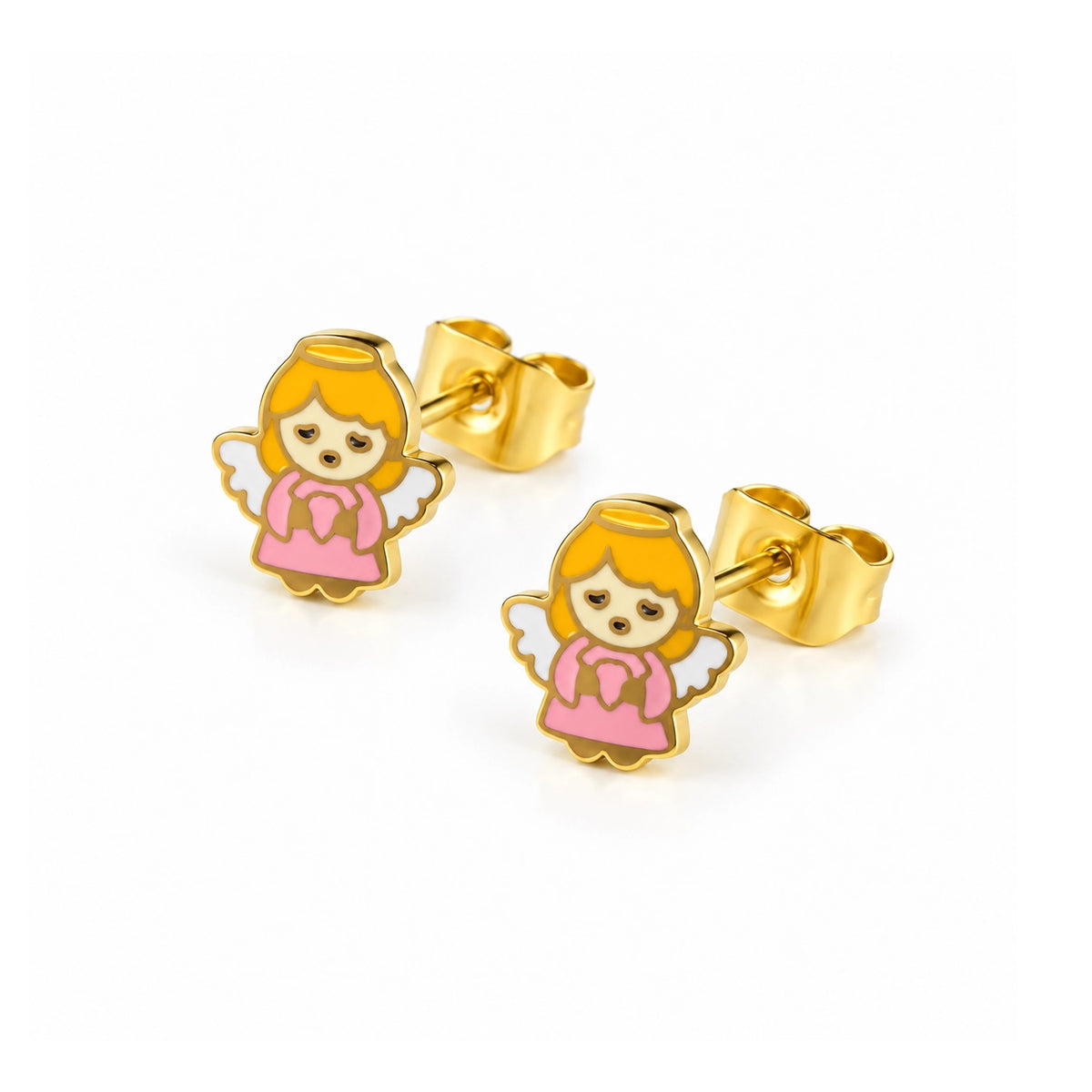 Guardian Angel Stud Earrings