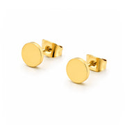 Classic Circle Stud Earrings