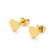 Classic Heart Stud Earrings
