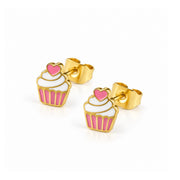 Cupcake Delight Stud Earrings