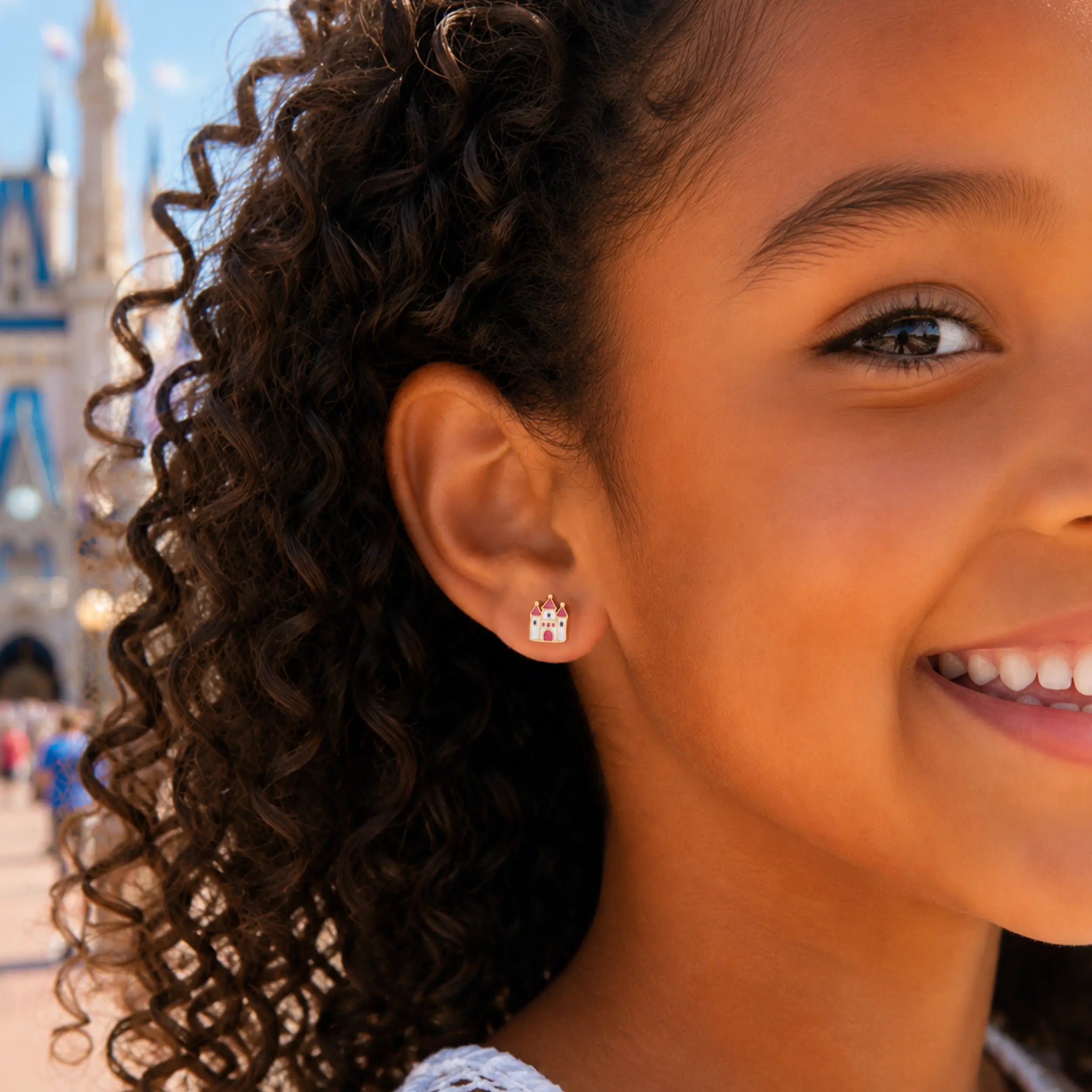 Fairytale Castle Stud Earrings
