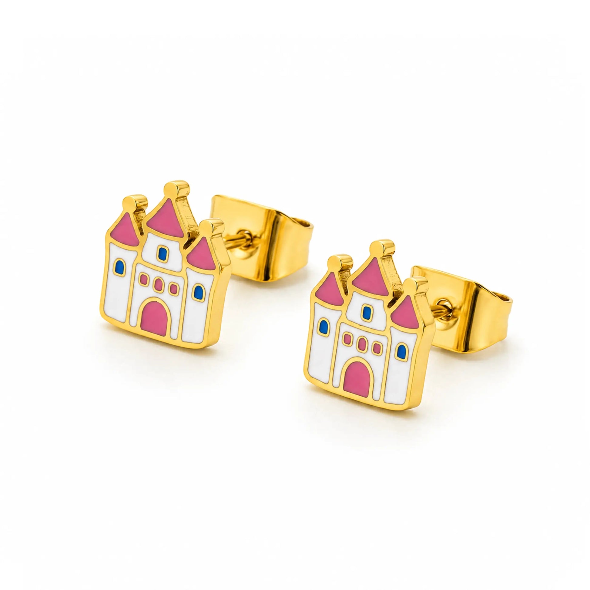 Fairytale Castle Stud Earrings