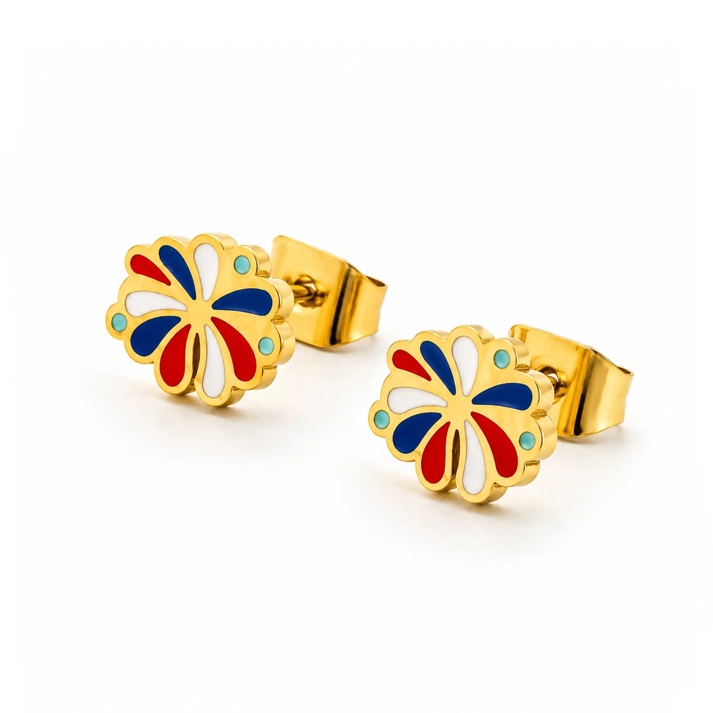 Firework Burst Stud Earrings