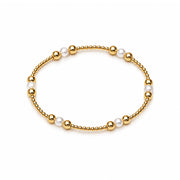 Gold & Pearls Bracelet