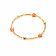 Coral Star Bracelet
