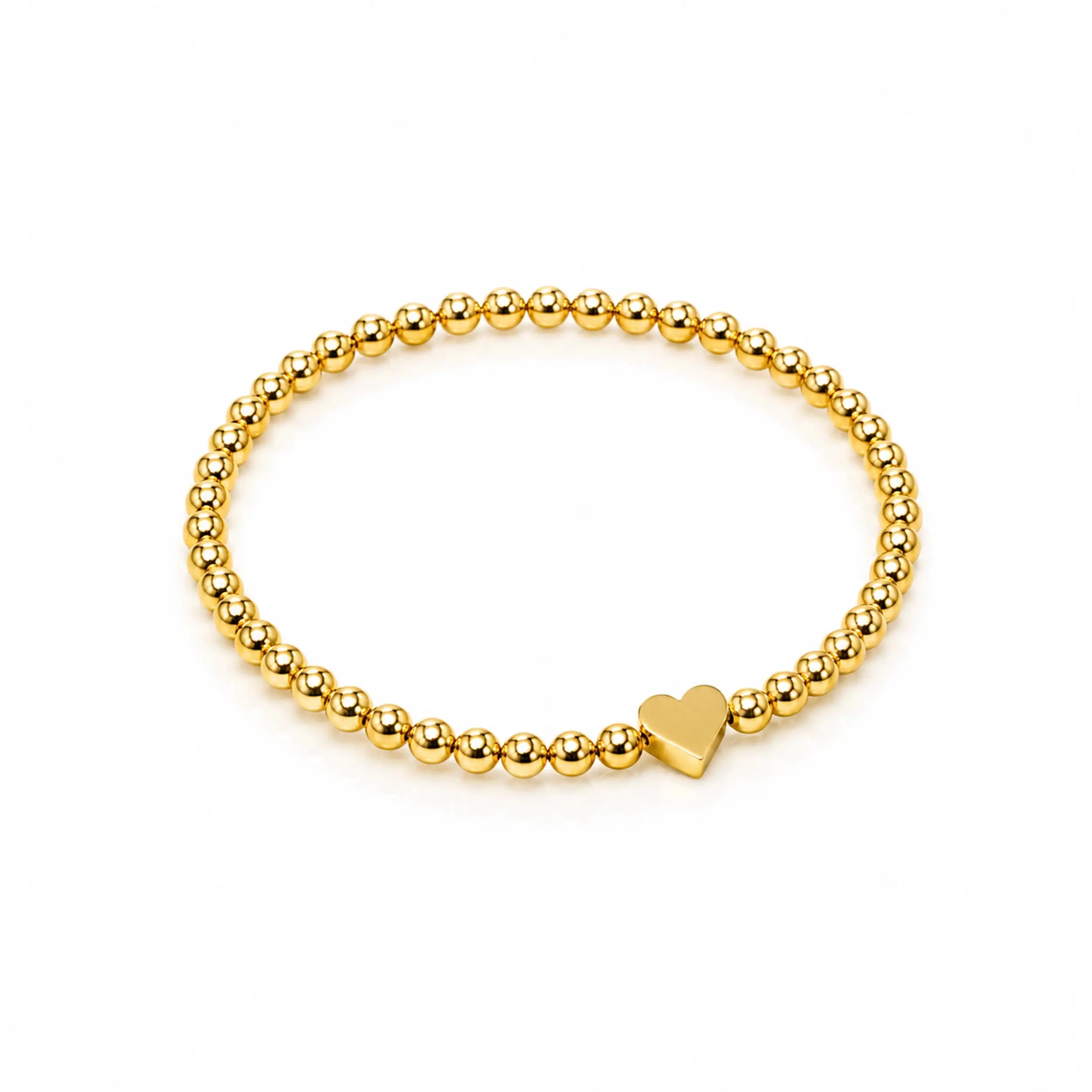 Classic Heart Pendant Bracelet