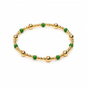 Apple Green Bead Bracelet