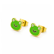 Happy Frog Stud Earrings