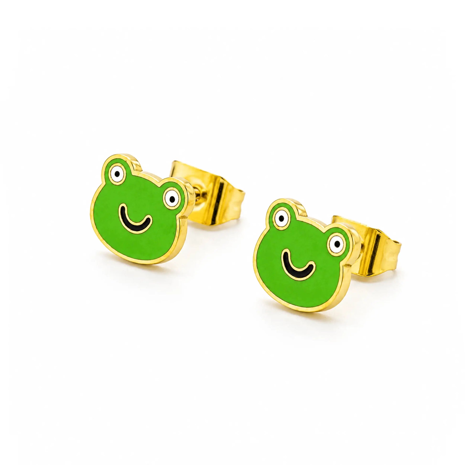 Happy Frog Stud Earrings