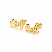 Just Play Ball Stud Earrings