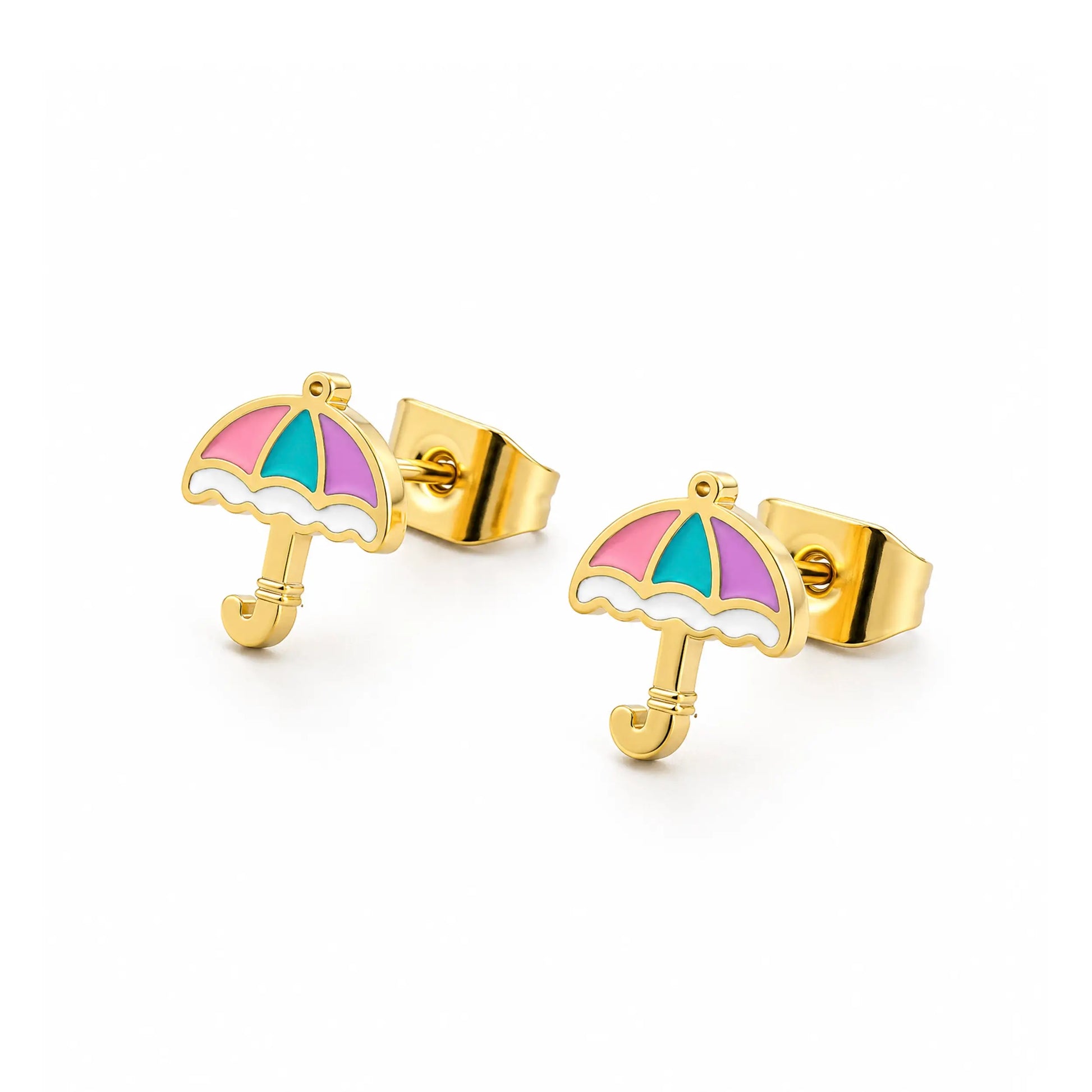 Rainy Day Umbrella Stud Earrings