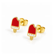 Cherry Pop Stud Earrings
