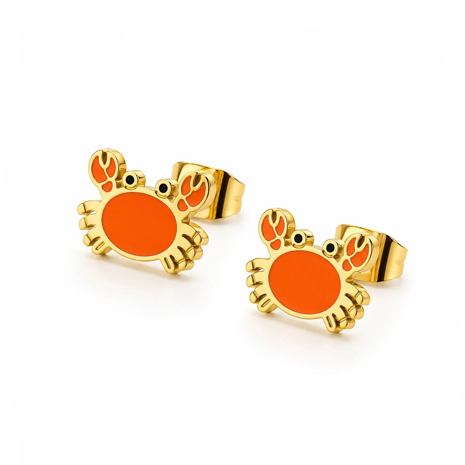 Sandy Crab Stud Earrings