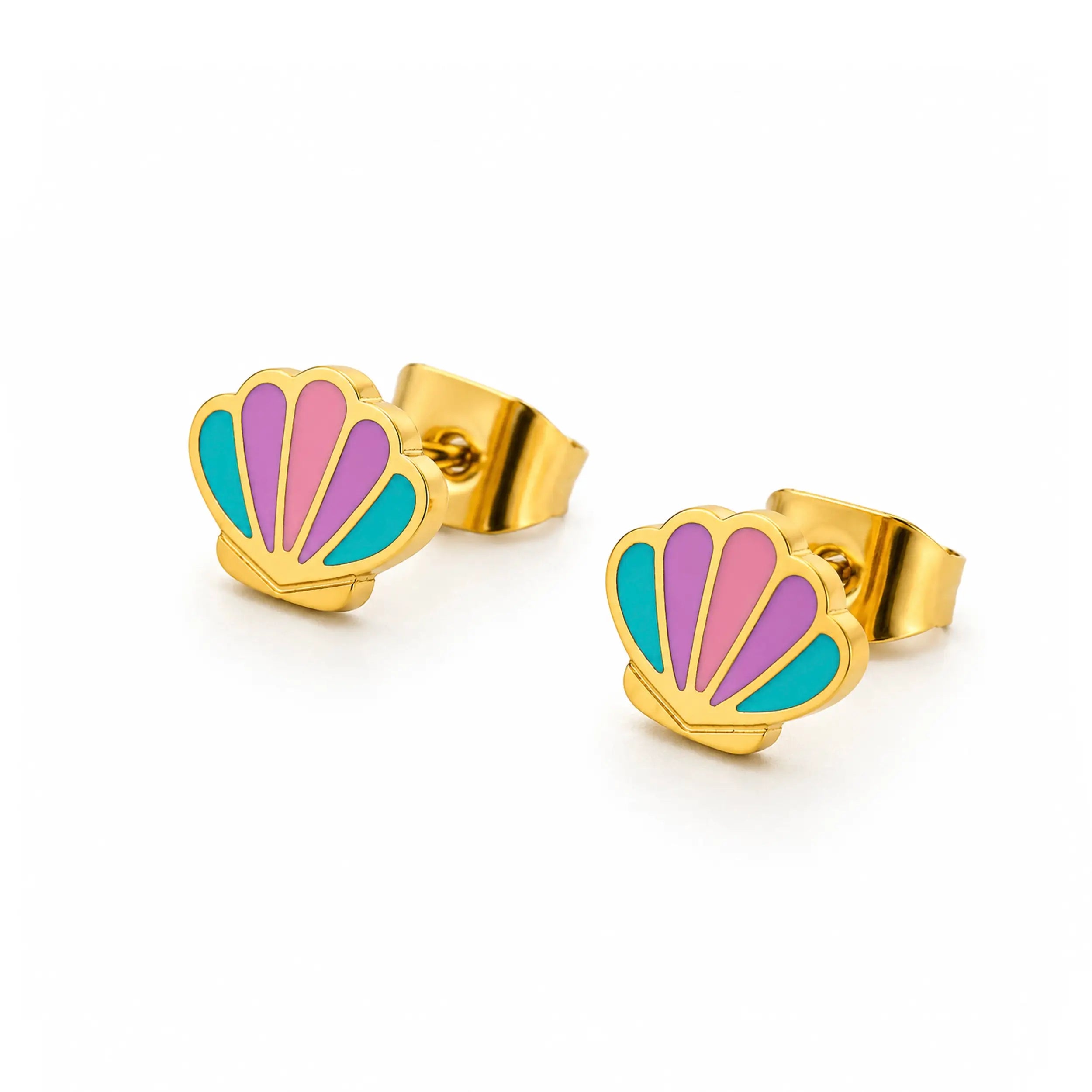 Seaside Shell Stud Earrings