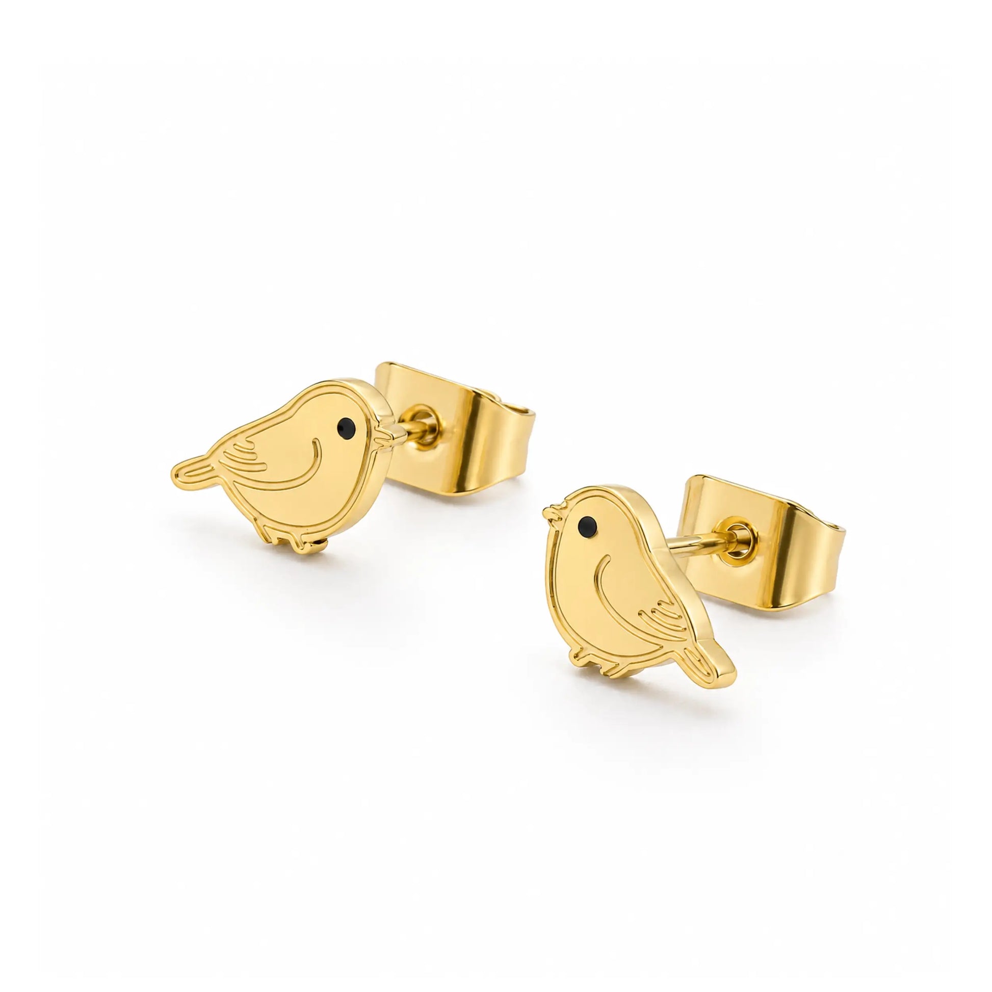 Spring Bird Stud Earrings