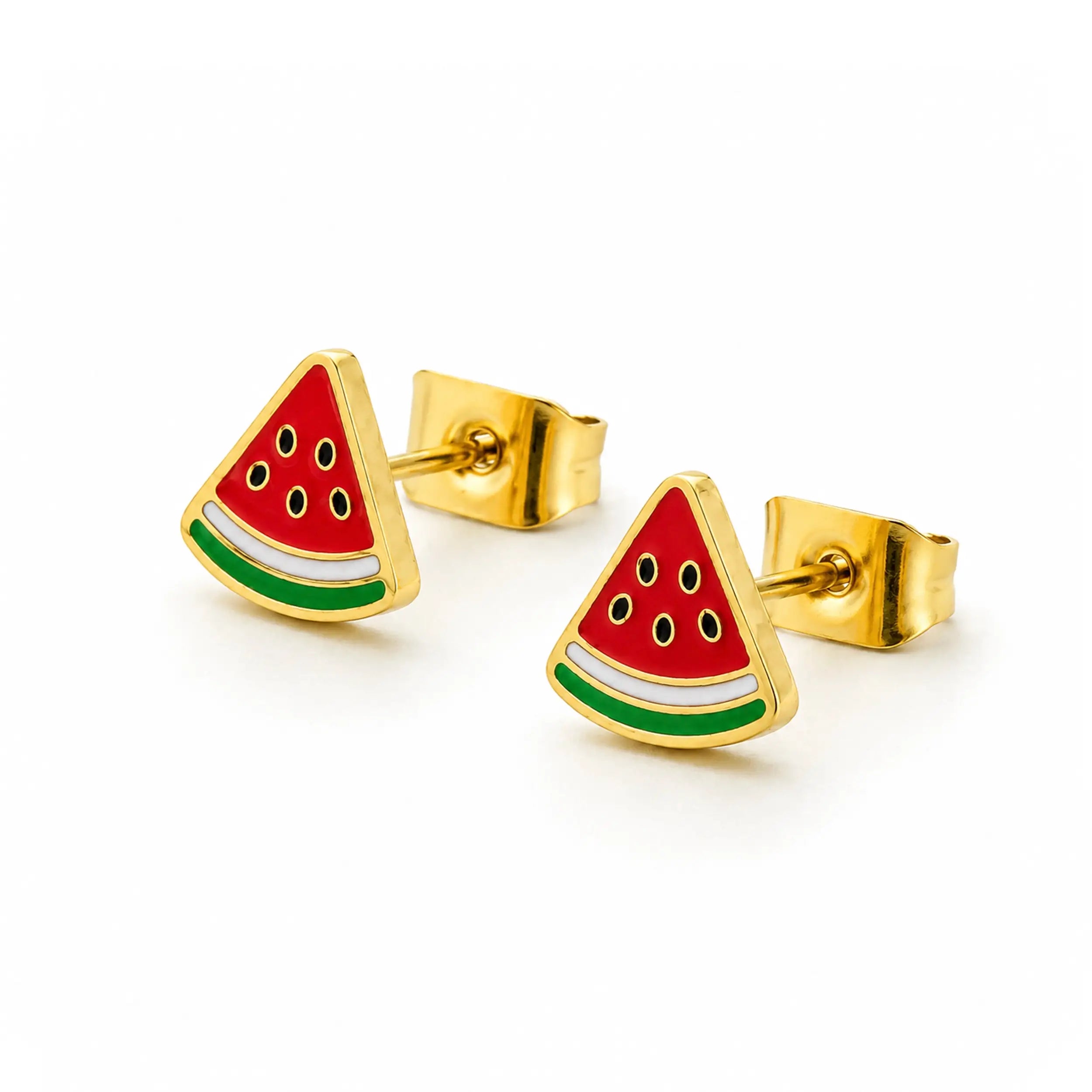 Sweet Watermelon Stud Earrings