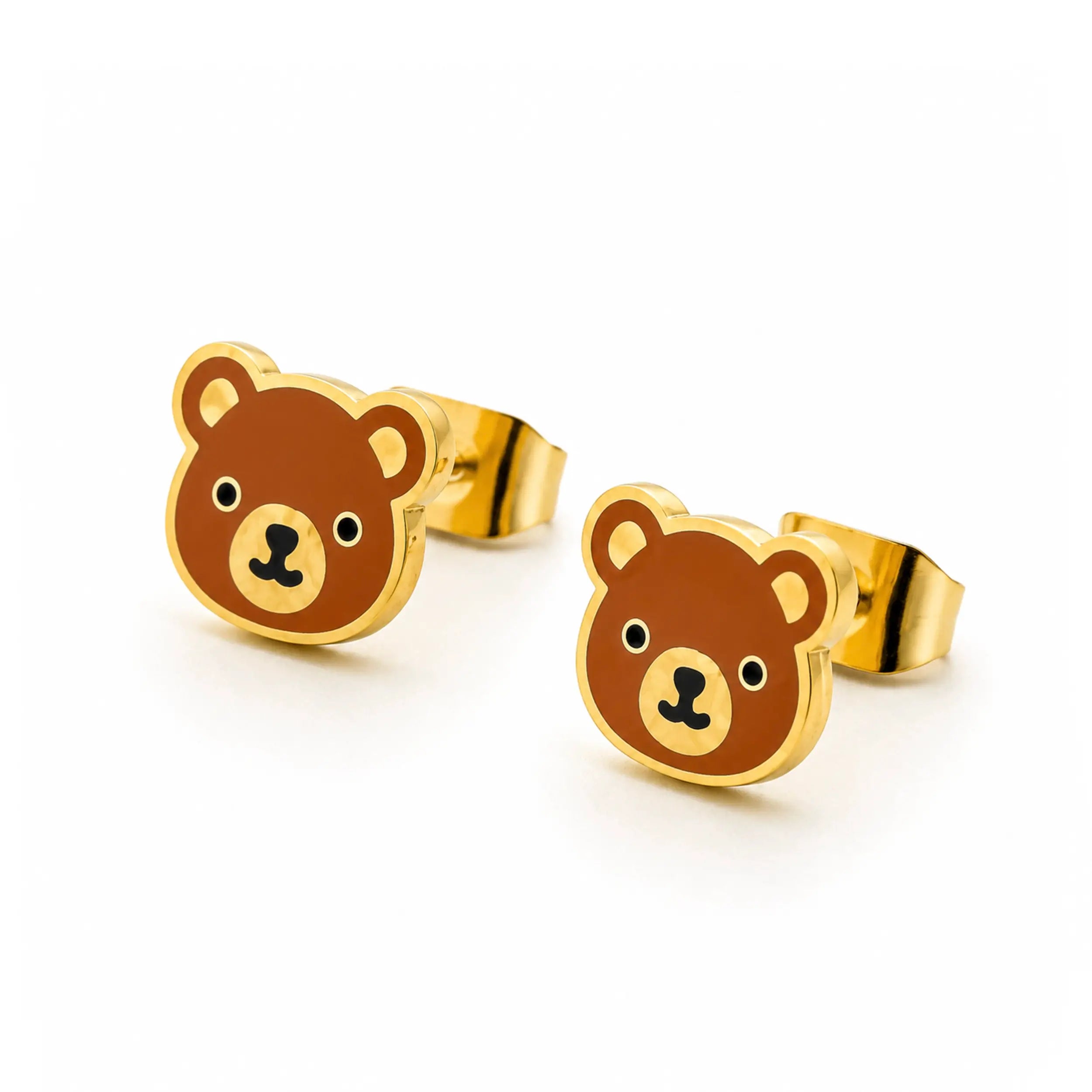 Teddy Bear Stud Earrings