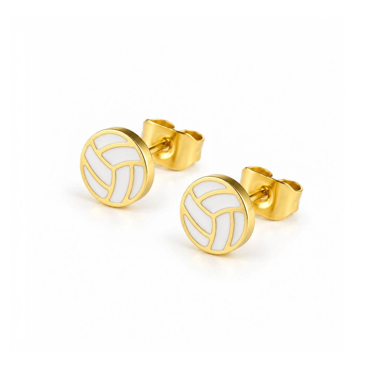 Volleyball Star Stud Earrings