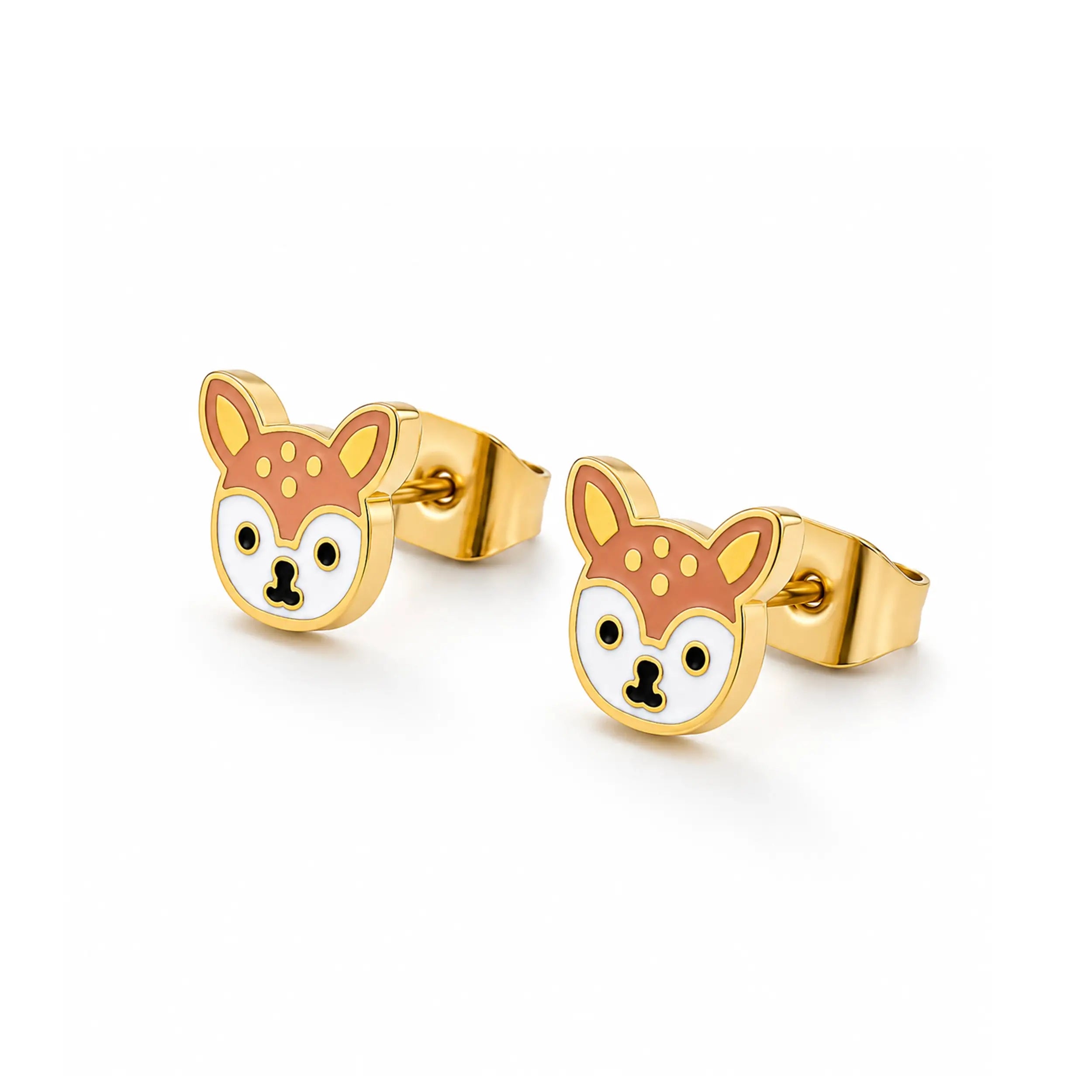 Woodland Deer Stud Earrings